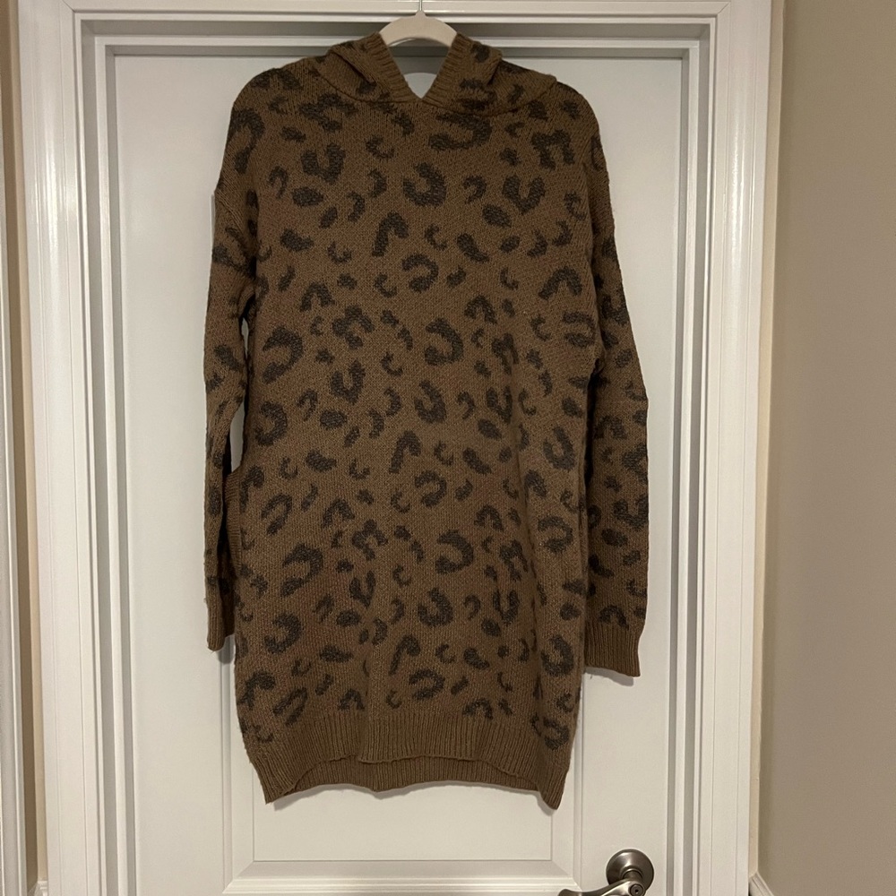 Animal print sweater dress from Three Bird Nest Size small